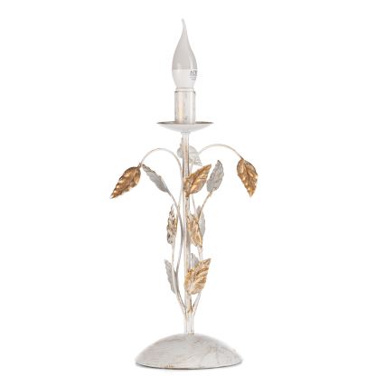 ONLI - Tischleuchte COLLANA 1xE14/6W/230V 40 cm weiß