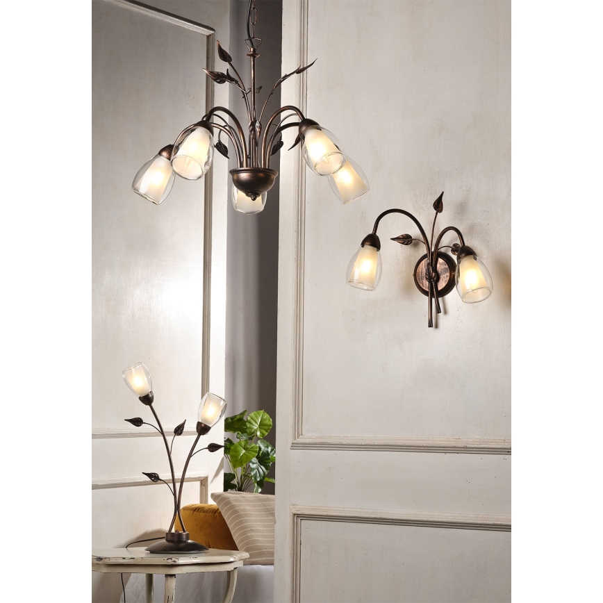 ONLI - Tischleuchte LILIANA 2xE14/6W/230V 60 cm