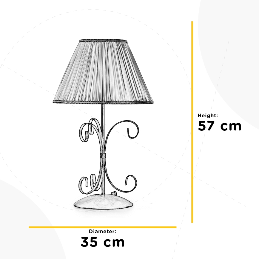 ONLI - Tischleuchte ODINO 1xE27/22W/230V 57 cm