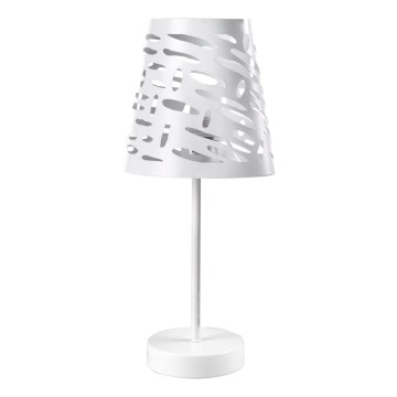 ONLI - Tischleuchte RICKY 1xE14/10W/230V 28 cm weiß
