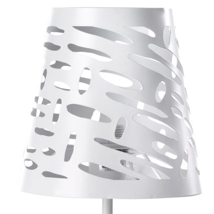 ONLI - Tischleuchte RICKY 1xE14/10W/230V 28 cm weiß