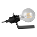 ONLI - Tischleuchte WIRE 1xE27/15W/230V 9 cm schwarz