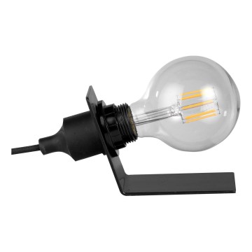 ONLI - Tischleuchte WIRE 1xE27/15W/230V 9 cm schwarz