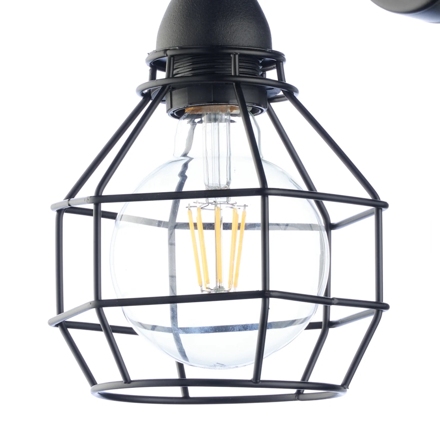 ONLI - Wandleuchte SPINNE 1xE27/15W/230V schwarz