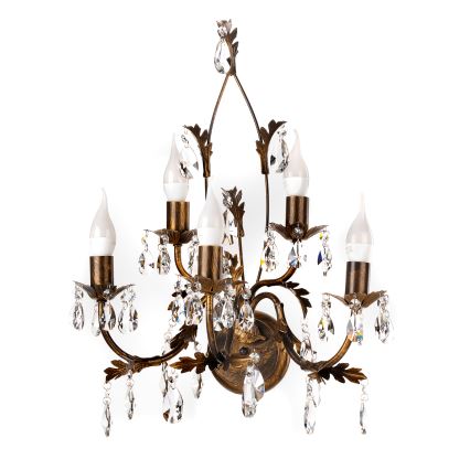 ONLI - Wandleuchte TERESA 5xE14/6W/230V Bronze