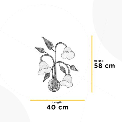 ONLI - Wandleuchte VANDA 3xE14/6W/230V