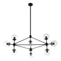 Open Design OR80094 - Pendelleuchte an Stange BAO 10xE27/8W/230V Ø 90 cm schwarz