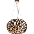 Open Design OR80186 - Pendelleuchte an Stahlseil CARERA 6xG9/7W/230V Ø 55 cm Roségold