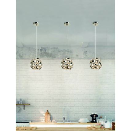 Open Design OR80193 - Hängeleuchte CARERA an Kabel, 1xG9/7W/230V, Ø 15 cm, Roségold