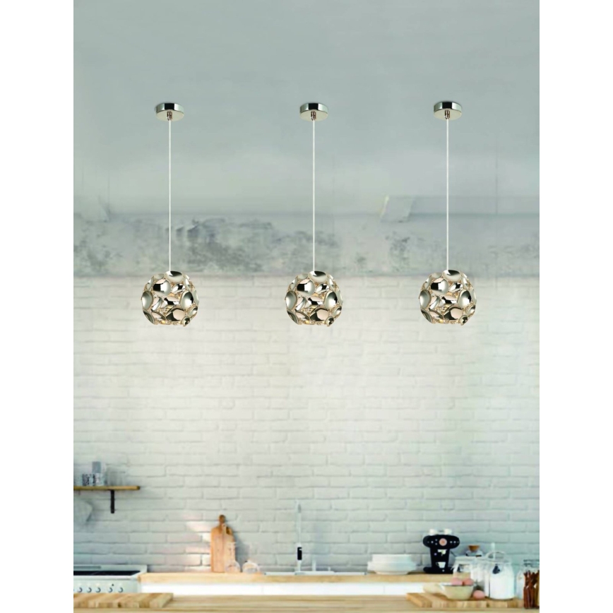 Open Design OR80193 - Hängeleuchte CARERA an Kabel, 1xG9/7W/230V, Ø 15 cm, Roségold