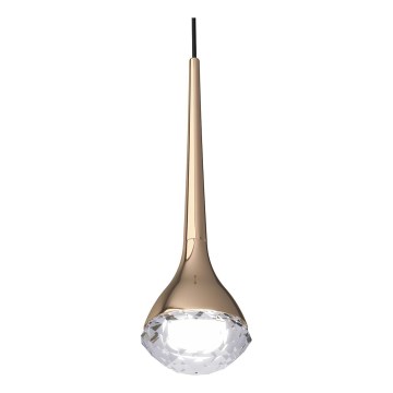 Open Design OR80315 - LED-Hängeleuchte CRIMA mit Seilabhängung LED/7W/230V Roségold