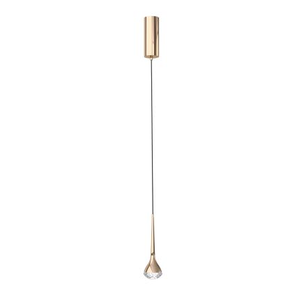 Open Design OR80315 - LED-Hängeleuchte CRIMA mit Seilabhängung LED/7W/230V Roségold