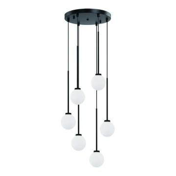 Open Design OR80636 - Pendelleuchte mit Kabelaufhängung OTA 6xG9/8W/230V schwarz
