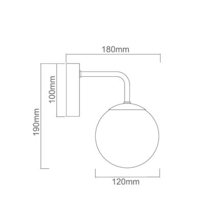 Open Design OR81381 - Badezimmer-Wandleuchte BAO 1xG9/8W/230V IP44 glänzender Chrom