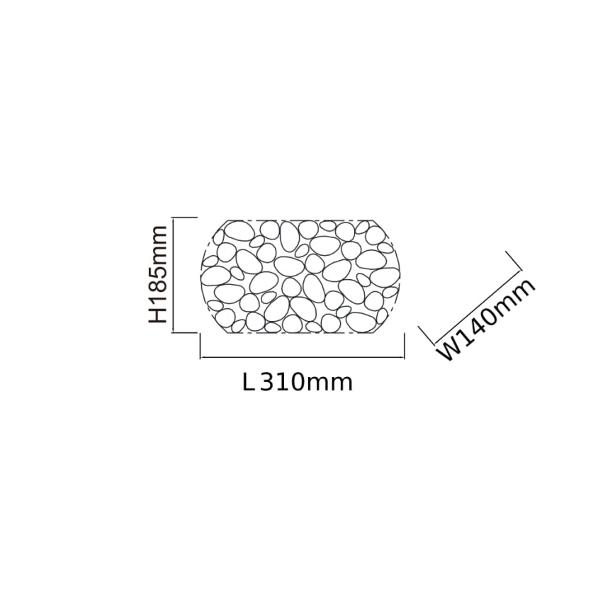 Open Design OR81480 - Wandleuchte CARERA 1xG9/7W/230V Roségold