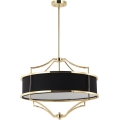 Open Design OR84160 - Pendelleuchte an Stange STESSO 4xE27/15W/230V Ø 55 cm gold/schwarz