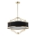Open Design OR84160 - Pendelleuchte an Stange STESSO 4xE27/15W/230V Ø 55 cm gold/schwarz