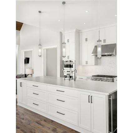 Open Design OR84351 - FIATTO Pendelleuchte mit Kabel, 1x E14/12W/230V, glänzender Chrom