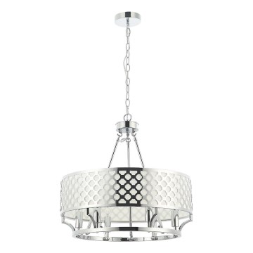 Open Design OR84375 - Kronleuchter mit Kette VERNO 6xE14/12W/230V Ø 55 cm glänzender Chrom