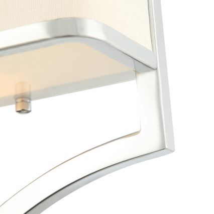 Open Design OR84504 - Wandleuchte GERDO 2xE14/12W/230V glänzender Chrom/Weiß