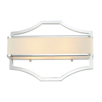 Open Design OR84504 - Wandleuchte GERDO 2xE14/12W/230V glänzender Chrom/Weiß