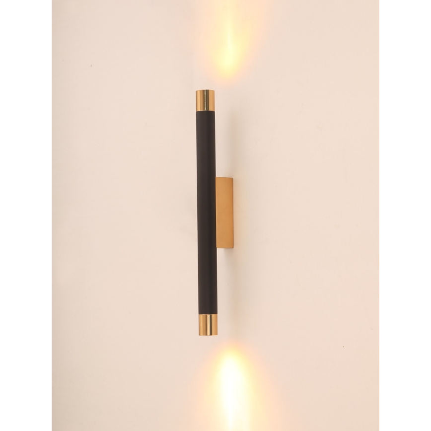 Open Design OR84573 - Wandleuchte Q 2xG9/3,5W/230V schwarz/gold