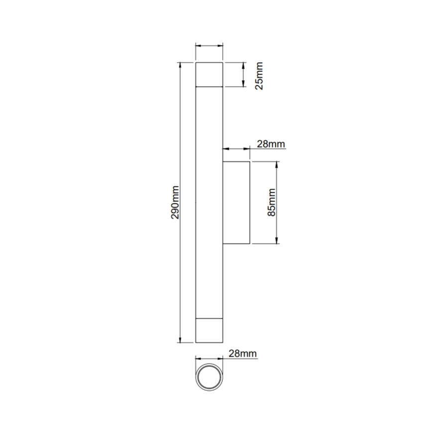 Open Design OR84573 - Wandleuchte Q 2xG9/3,5W/230V schwarz/gold