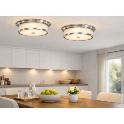 Open Design OR84863 - Deckenleuchte FAMBURO 3xE14/12W/230V Ø 31 cm Hochglanz-Chrom