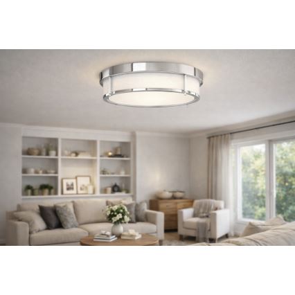 Open Design OR84948 - Deckenleuchte ROMI 3xE14/12W/230V Ø 40 cm glänzender Chrom