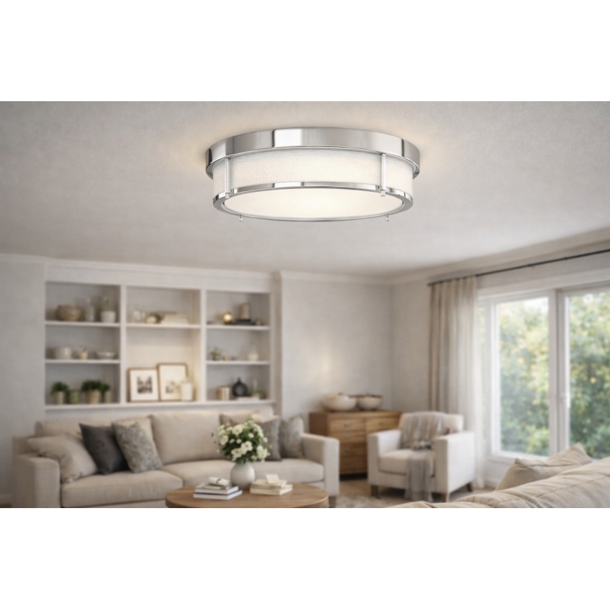 Open Design OR84948 - Deckenleuchte ROMI 3xE14/12W/230V Ø 40 cm glänzender Chrom