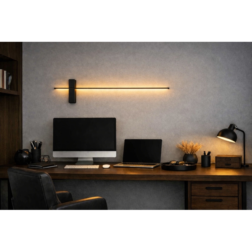 Open Design OR85068 - LED-Wandleuchte BENE LED/7W/230V 62 cm schwarz