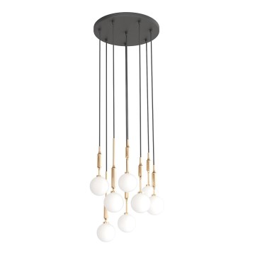 Open Design OR85334 - Pendelleuchte mit Kabel ERO 8xG9/8W/230V, goldfarben