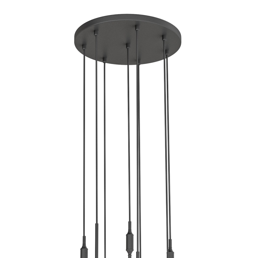 Open Design OR85341 - Hängeleuchte an Seil ERO 8xG9/8W/230V schwarz