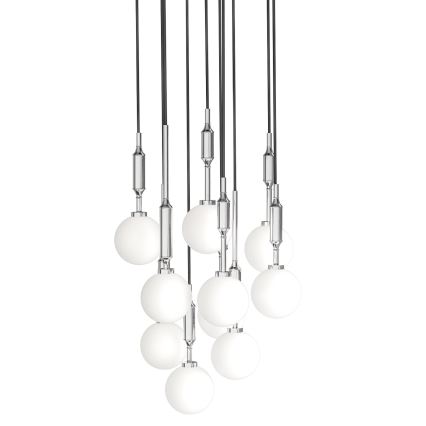 Open Design OR85358 - Pendelleuchte ERO 10xG9/8W/230V, glänzender Chrom