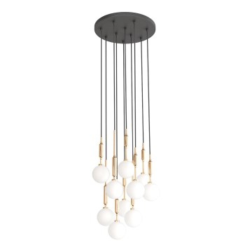 Open Design OR85365 - Pendelleuchte mit Seilaufhängung ERO 10xG9/8W/230V gold