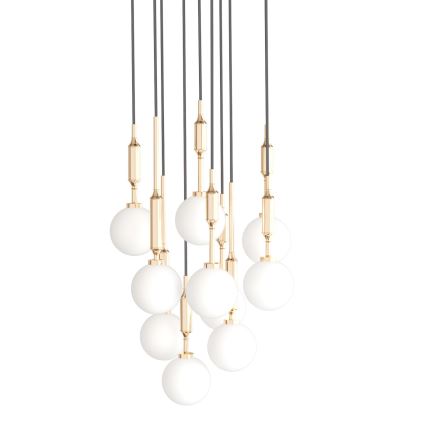Open Design OR85365 - Pendelleuchte mit Seilaufhängung ERO 10xG9/8W/230V gold
