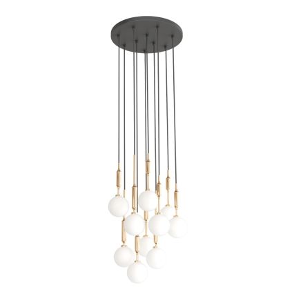 Open Design OR85365 - Pendelleuchte mit Seilaufhängung ERO 10xG9/8W/230V gold