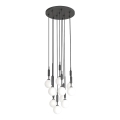 Open Design OR85372 - Kronleuchter mit Seilaufhängung ERO 10xG9/8W/230V, schwarz
