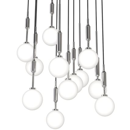 Open Design OR85389 - Pendelleuchte an Kabel ERO 12xG9/8W/230V, glänzender Chrom