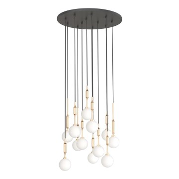 Open Design OR85396 - seilabhängiger Kronleuchter ERO 12xG9/8W/230V goldfarben