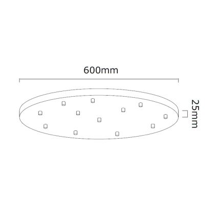 Open Design OR85402 - Pendelleuchte an Kabel ERO 12xG9/8W/230V schwarz