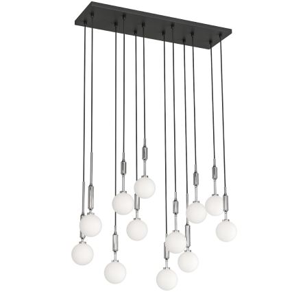 Open Design OR85440 - Pendelleuchte ERO an Kabel 12xG9/8W/230V glänzender Chrom