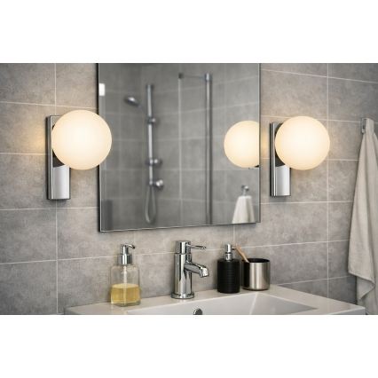 Open Design OR85525 - Badezimmer-Wandleuchte BOLETTA 1xG9/8W/230V IP44 glänzender Chrom