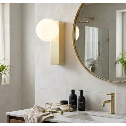 Open Design OR85532 - Badezimmer-Wandleuchte BOLETTA 1xG9/8W/230V IP44 Messing