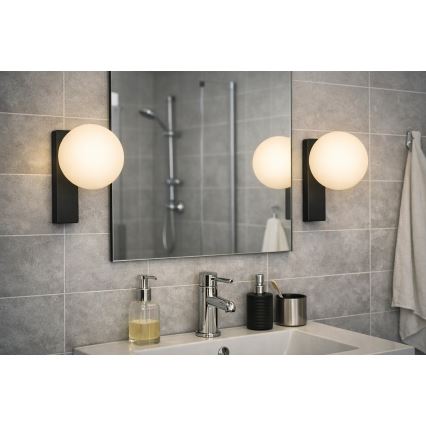 Open Design OR85556 - Badezimmer-Wandleuchte BOLETTA 1xG9/8W/230V IP44 schwarz