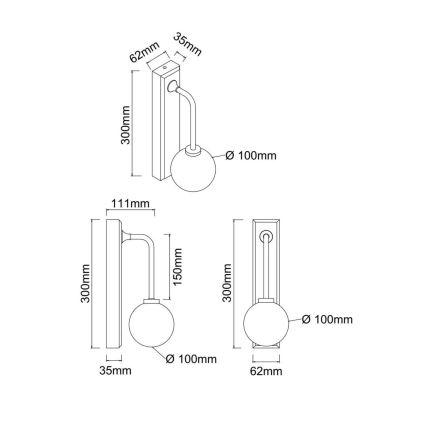 Open Design OR85594 - Badezimmer-Wandleuchte ERO 1xG9/9W/230V IP44 glänzender Chrom