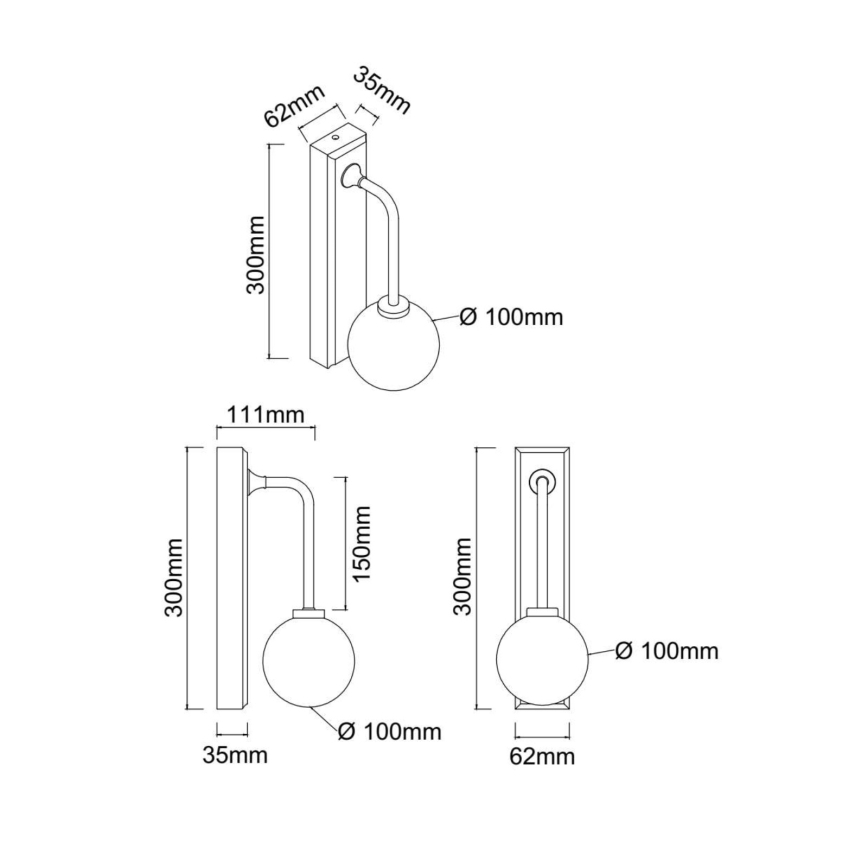 Open Design OR85594 - Badezimmer-Wandleuchte ERO 1xG9/9W/230V IP44 glänzender Chrom