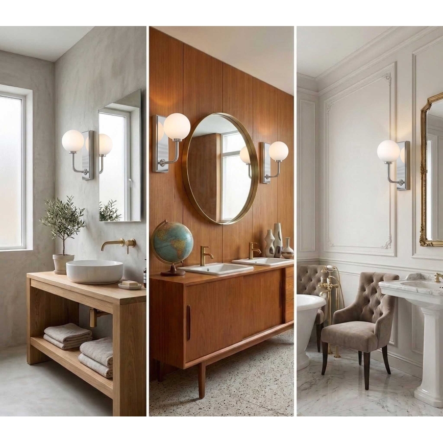 Open Design OR85594 - Badezimmer-Wandleuchte ERO 1xG9/9W/230V IP44 glänzender Chrom