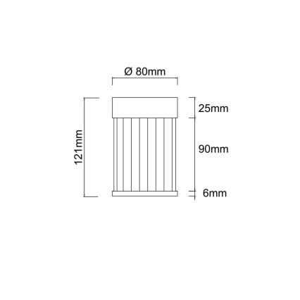Open Design OR86072 - Spotleuchte FIATTO 1xG9/8W/230V glänzender Chrom