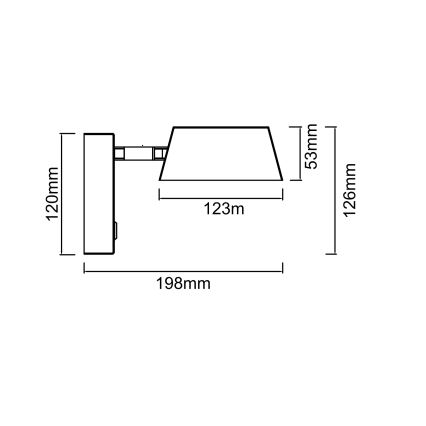 Open Design OR86546 - LED-Wandleuchte TIMO LED/6W/230V 3000/4500/6500K beige